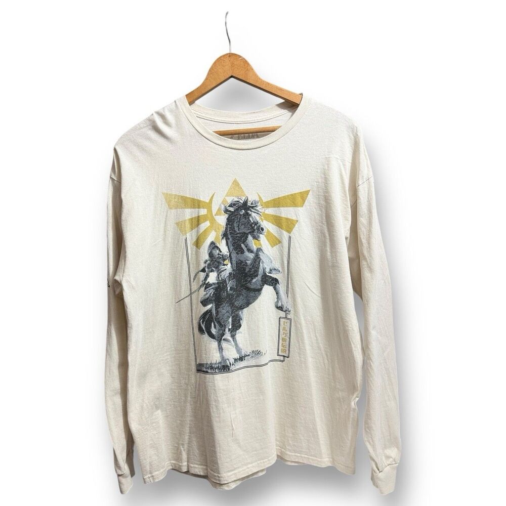 Legend of Zelda Hyrule Shirt Long Sleeve 2022 Geeknet Nintendo Graphic Small